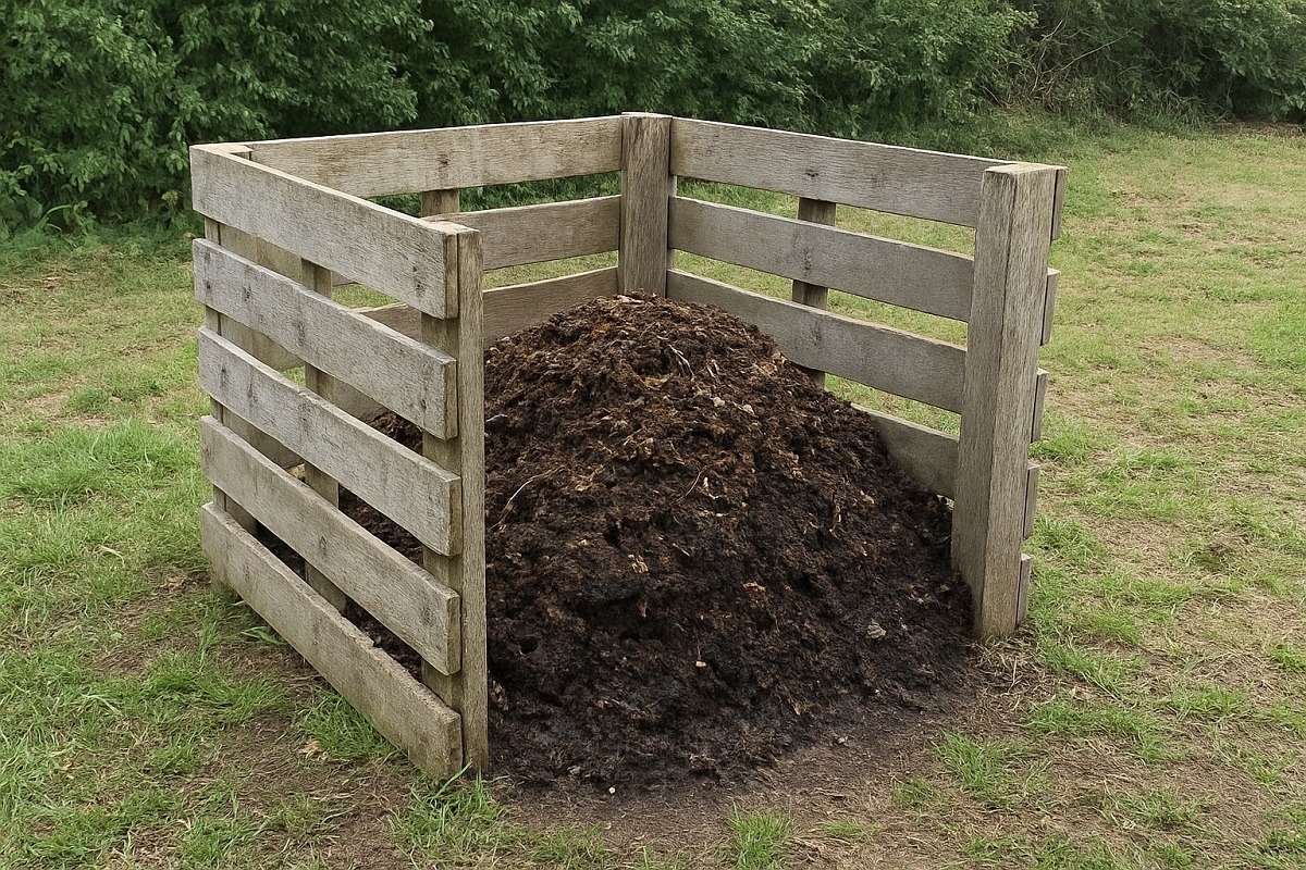 Kompostownik z palet