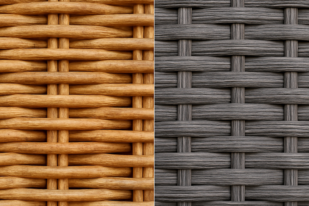 Rattan a technorattan (polirattan) - co wybrać do ogrodu?