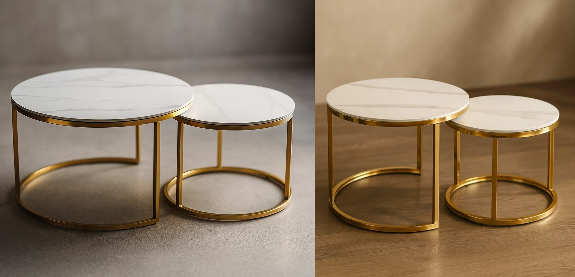 Nowość w ofercie - Nowe zestawy stolików kawowych w stylu glamour