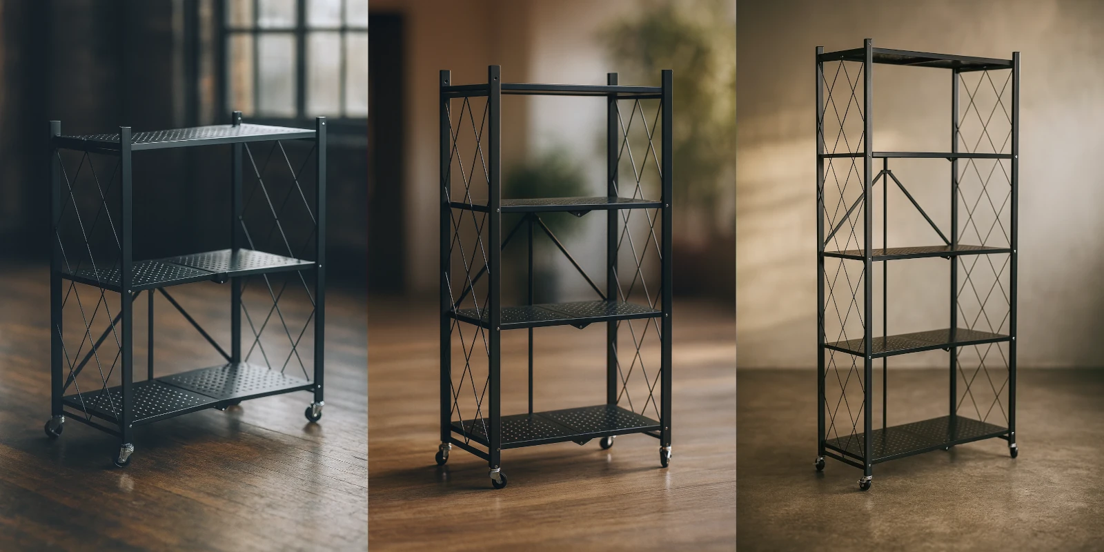 Nowość w ofercie - Składane regały Belivio SIMON