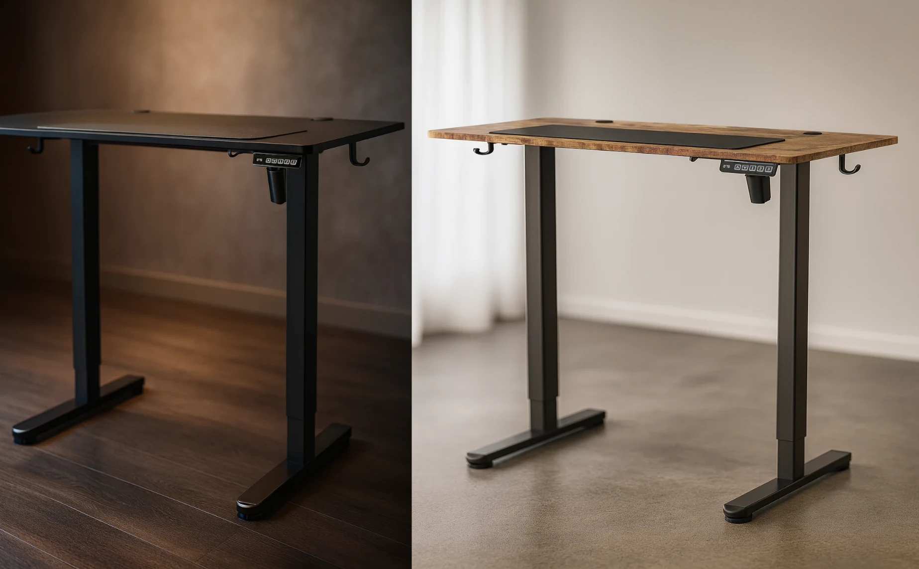 Nowość w ofercie - Regulowane biurka elektryczne Zyonix TEVON i FLUX