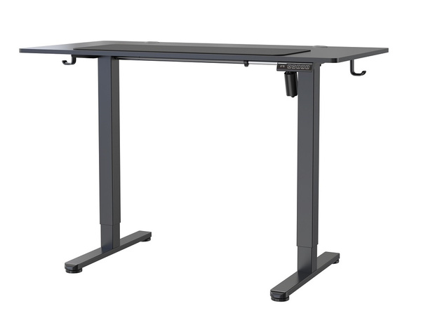 Biurko elektryczne 120x60 cm Zyonix TEVON Black Carbon