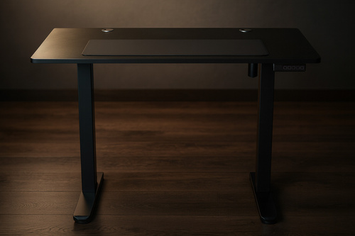 Biurko elektryczne 120x60 cm Zyonix TEVON Black Carbon