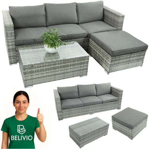 Zestaw mebli ogrodowych Belivio RIVA