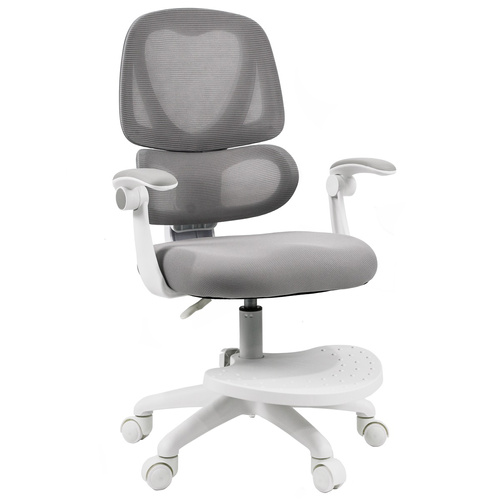 Fotel obrotowy Belivio OSKAR szary