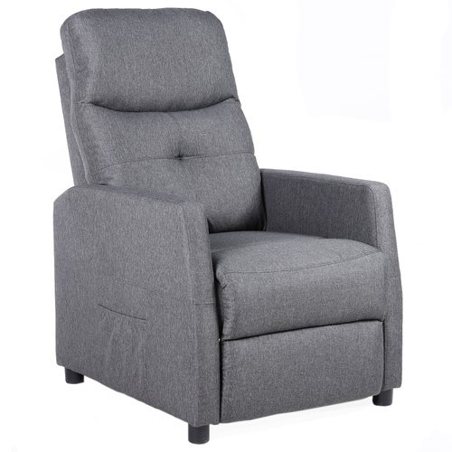 Fotel rozkładany Belivio VENICE grafitowy