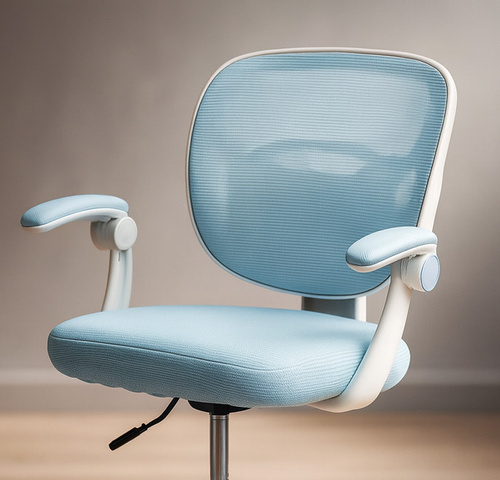 Fotel obrotowy Belivio ELMO niebieski