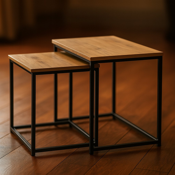 Zestaw stolików Belivio VERSO ROYAL OAK