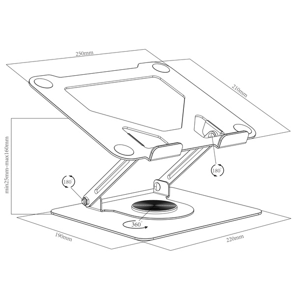 Podstawka pod laptop ZYONIX DELTA