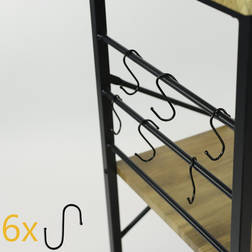 Wózek kuchenny Belivio LUCA Royal Oak