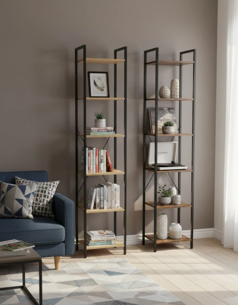 Regał Belivio FELIPE Rustical Oak