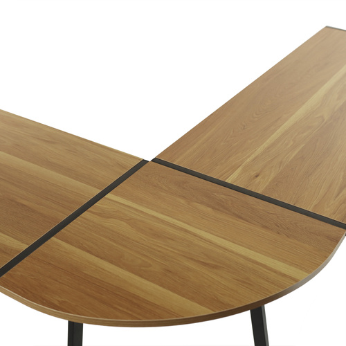 Biurko narożne Belivio ARDEN Honey Oak