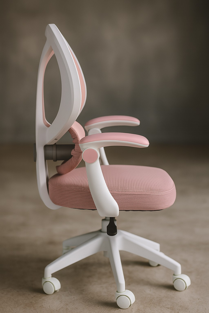 Ergonomiczne fotele obrotowe dla dzieci i młodzieży - model vivo pink