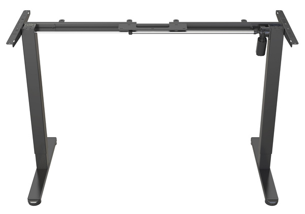 Biurko elektryczne 140x60 cm Zyonix FLUX Black Rustical Oak