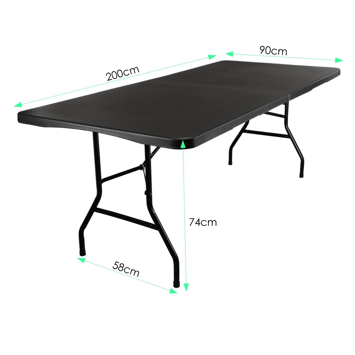 Belivio GRANDER Black - wymiary