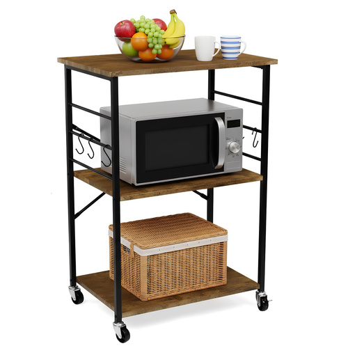 Wózek kuchenny Belivio LUCA Rustical Oak