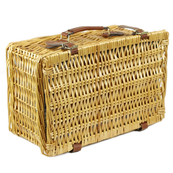 Wiklinowy kosz piknikowy 4-osobowy Belivio MALVA