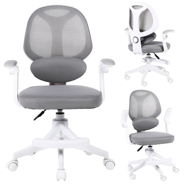 Fotel obrotowy Belivio VIVO szary