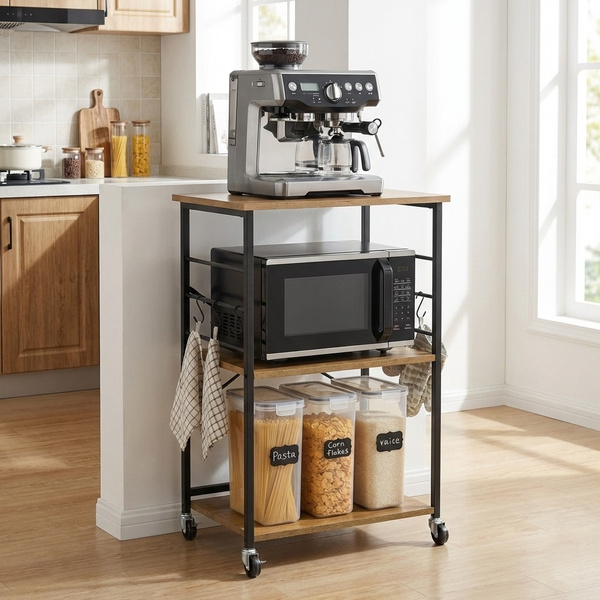 Wózek kuchenny Belivio LUCA Royal Oak