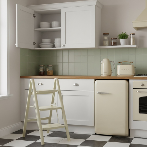 Drabinka 3-stopniowa Werkstar EMMA White