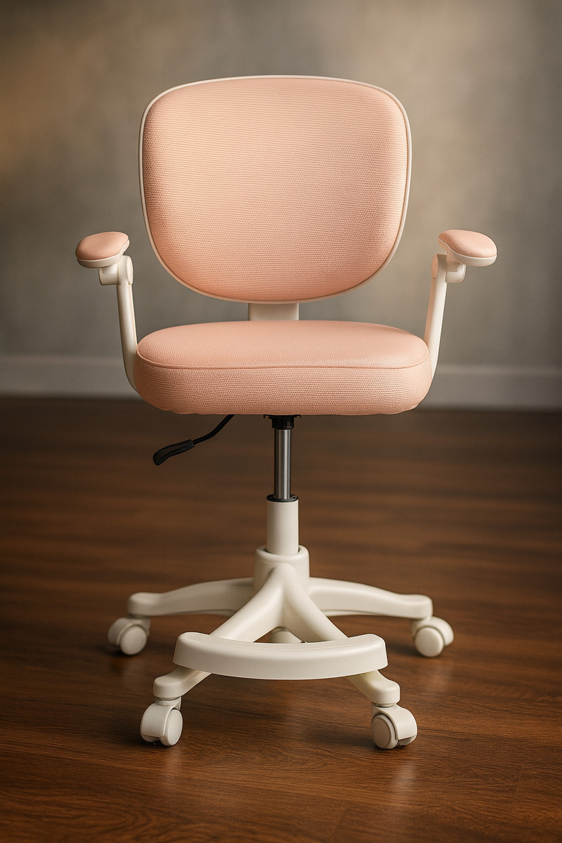 fotele obrotowe dla dzieci i młodzieży - model elmo pink