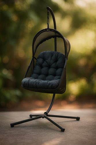 Fotel wiszący Belivio MORENO Black