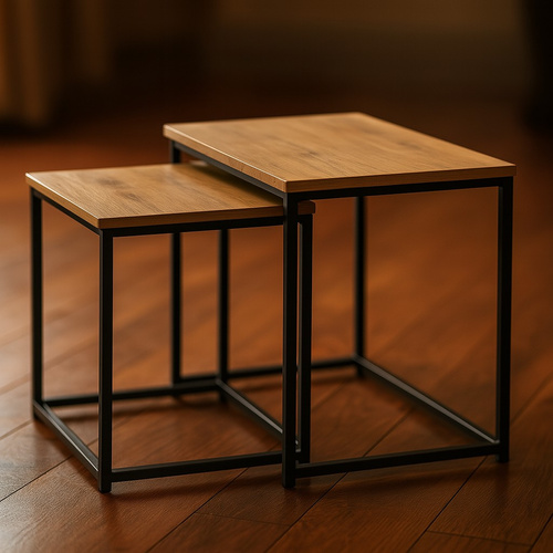 Zestaw stolików Belivio VERSO ROYAL OAK