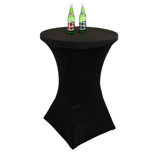 Pokrowiec/obrus na stoł koktajlowy BELIVIO WESTA BLACK