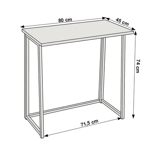 Biurko składane Belivio HUGO Royal Oak