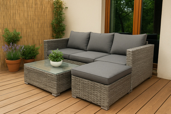 Zestaw mebli ogrodowych Belivio RIVA