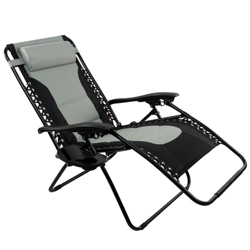 Fotel ogrodowy Belivio REVO DARK GREY