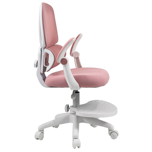 Fotel obrotowy Belivio OSKAR różowy