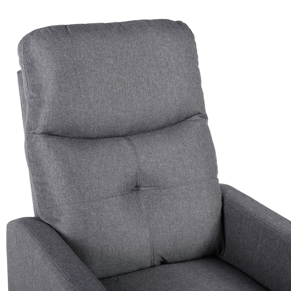 Fotel rozkładany Belivio VENICE grafitowy