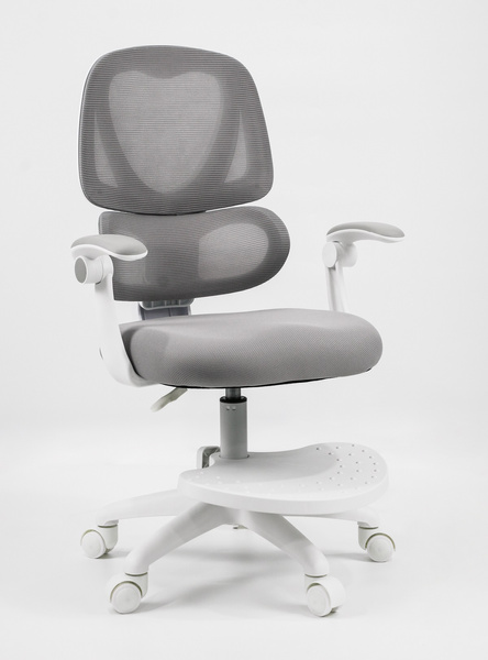 Fotel obrotowy Belivio OSKAR szary