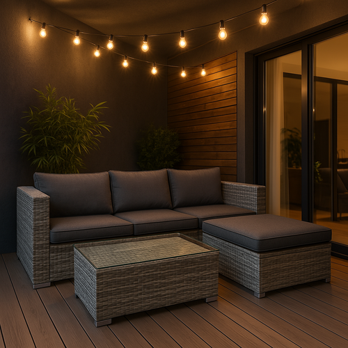 Zestaw mebli ogrodowych Belivio RIVA