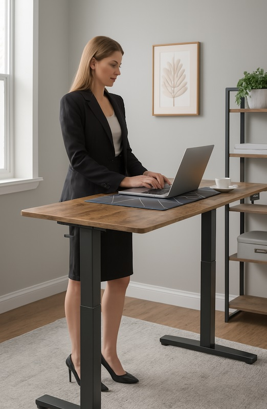 biurko elektryczne, z regulacją wysokości