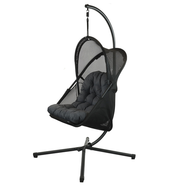 Fotel wiszący Belivio MORENO Black