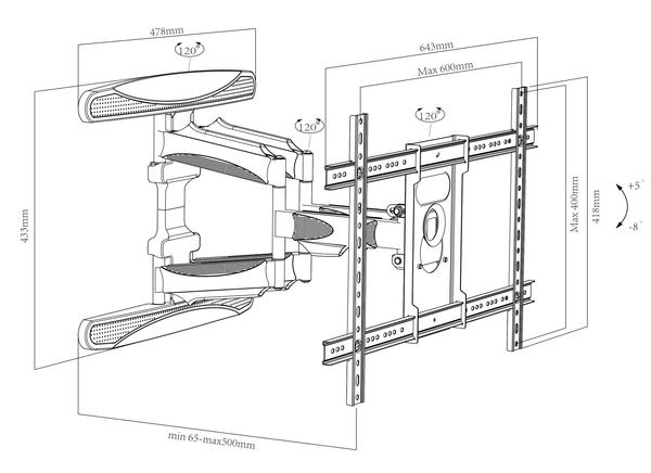 Uchwyt do telewizora ZYONIX KAPPA