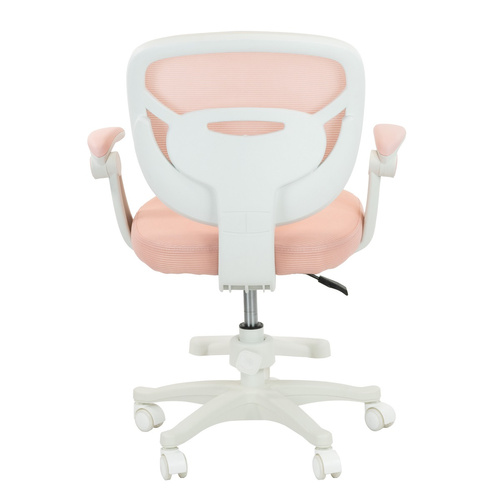 Fotel obrotowy Belivio ELMO różowy