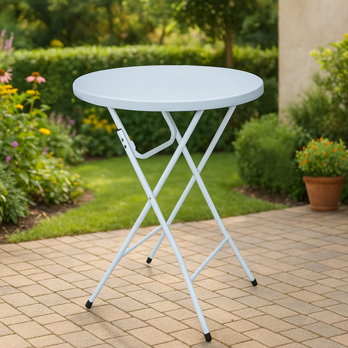 Stół koktajlowy Belivio SELENE WHITE