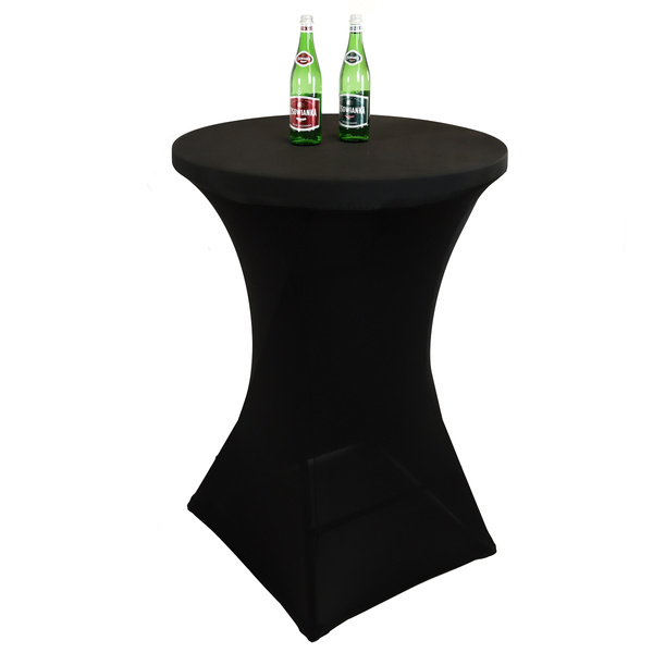 Pokrowiec/obrus na stoł koktajlowy BELIVIO WESTA BLACK