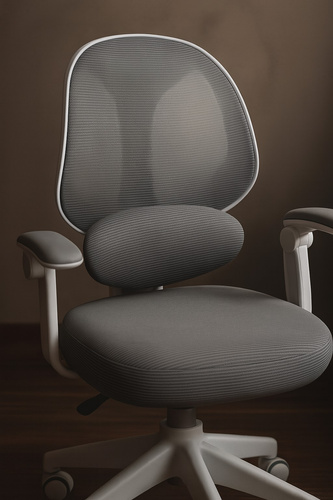 Fotel obrotowy Belivio VIVO szary