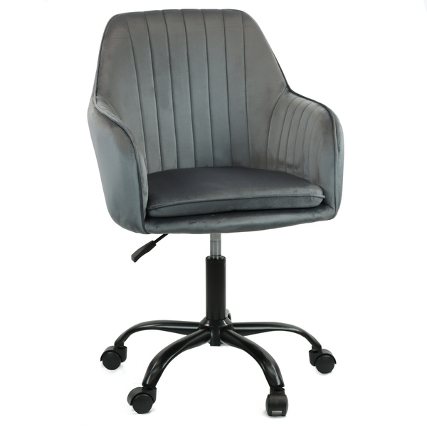 Fotel obrotowy Belivio SIENA grafitowy