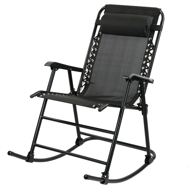 Fotel bujany Belivio RAY Black