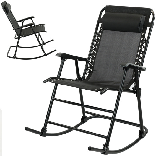 Fotel bujany Belivio RAY Black