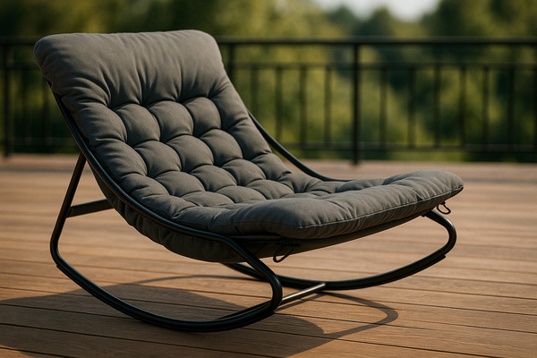 Fotel wypoczynkowy Belivio MILO dark grey