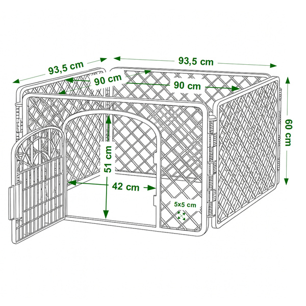 Kojec plastikowy dla psa Werkstar ARTO