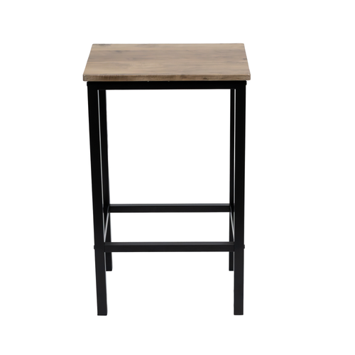 Stołek barowy Belivio PAX BLACK ROYAL OAK