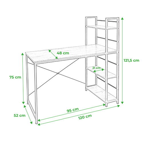 Biurko Belivio ADEPTO RUSTICAL OAK