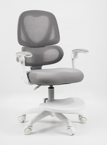 Fotel obrotowy Belivio OSKAR szary